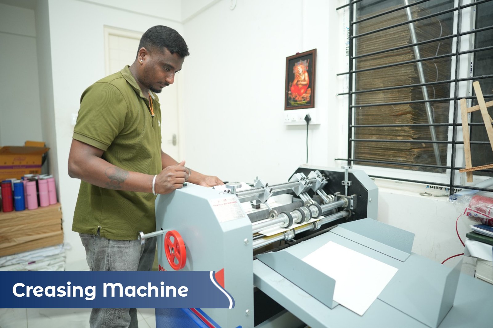 Creasing machine