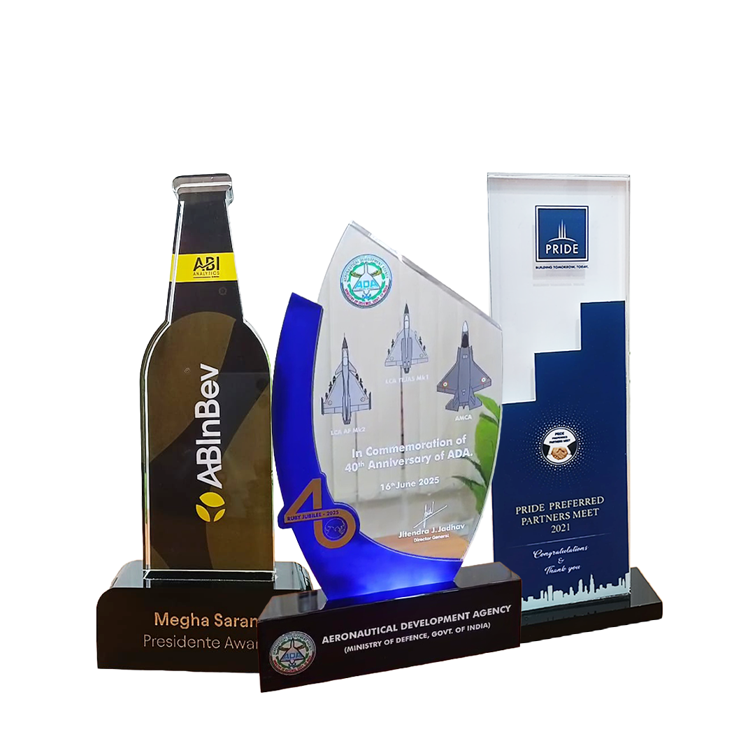 Acrylic trophies
